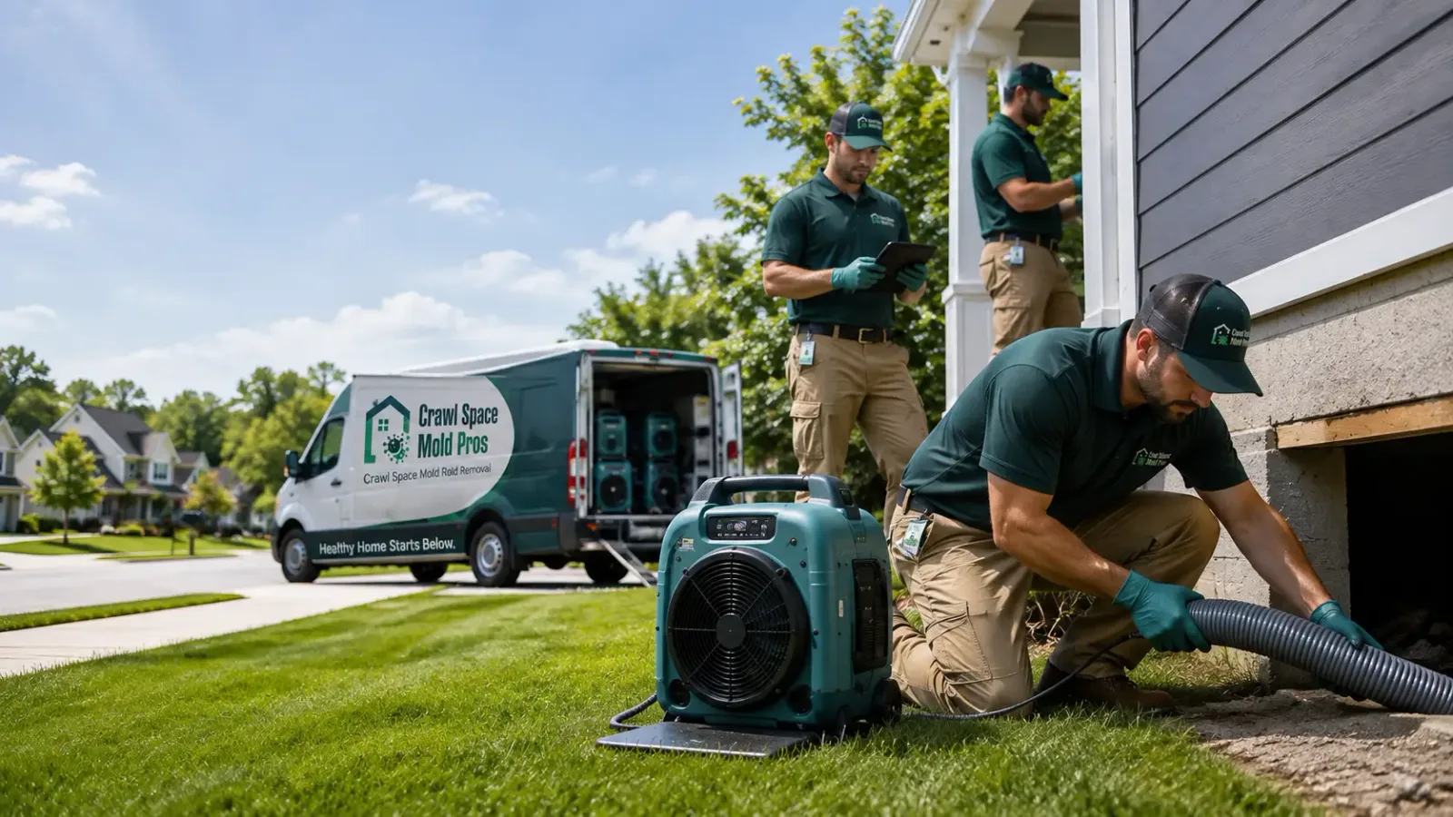 Crawl Space Mold Removal in Vinton, CA